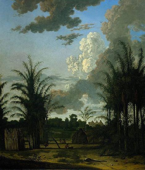 Dirk Valkenburg Plantation in Surinam. oil painting picture